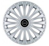 Cumpara ieftin Set 4 capace roti pentru Nissan Nou, model Dino Gray, R15, Autohelix MSA
