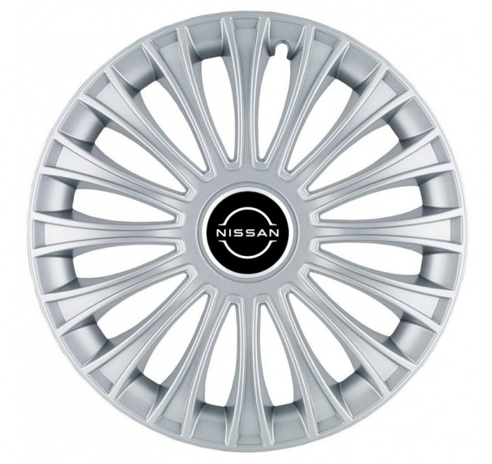 Set 4 capace roti pentru Nissan Nou, model Dino Gray, R15