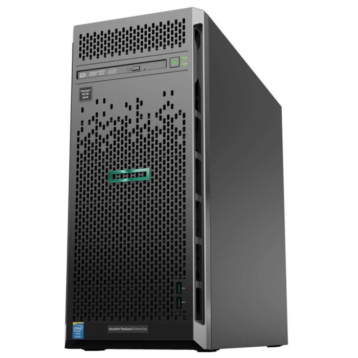Server HP ProLiant ML110 G9, 4 Bay 3.5 inch, Intel 14 Core Xeon E5-2680 v4 2.4 GHz, 64 GB DDR4 ECC, 2 x 960 GB SSD ENTERPRISE NOU; 12 Luni Garantie, R