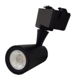 Spot Sina Negru 12W 120W, 3000K, lumina calda