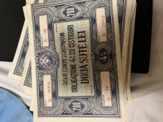 Lot 11 obligatiuni 4% CEC 200 lei