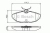 Set placute frana,frana disc JAGUAR S-TYPE (CCX) (1999 - 2009) BOSCH 0 986 424 702