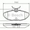 Set placute frana,frana disc JAGUAR S-TYPE (CCX) (1999 - 2009) BOSCH 0 986 424 702