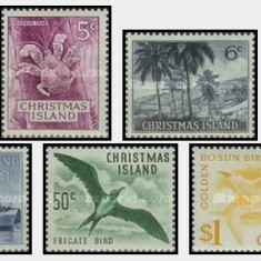 Christmas Island 1963 - Motive locale, fauna, flora, serie neuza