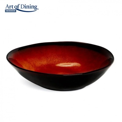 BOL OVAL CERAMICA 20 CM, VULCANO, ART OF DINING BY foto