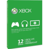 Gold Card Xbox 360 Live 12 Months Xbox360, Microsoft