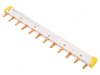 Bară colectoare poli 2 415V 100A 12 module 500V