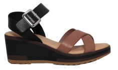 Sandale dama Kickers 609570-50-116 camel-black foto