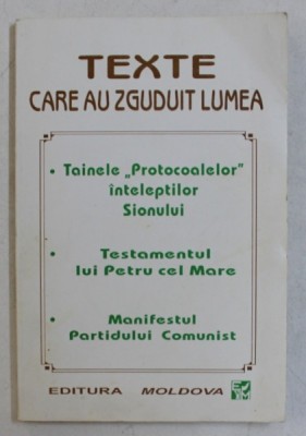 TEXTE CARE AU ZGUDUIT LUMEA 1995 foto