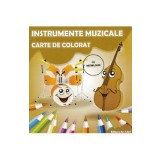 Instrumente muzicale. Carte de colorat - Adina Grigore