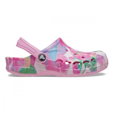 Saboti Crocs Baya Seasonal Printed Clog Kids Roz - Carnation foto