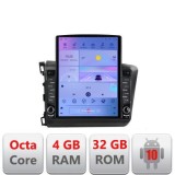 Navigatie Honda Civic Sedan G-132 ecran tip TESLA 9.7&quot; cu Android Radio Bluetooth Internet GPS WIFI 4+32GB DSP 4G Octa CarStore Technology