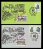 1995 Romania - Set 2 plicuri Centenarul marcilor postale locale Hohe Rinne