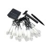 Instalatie craciun, tip picaturi, 20 led-uri, 5 metri, multicolor, energie solara, senzor de lumina, flippy