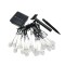 Instalatie craciun, tip picaturi, 20 led-uri, 5 metri, multicolor, energie solara, senzor de lumina, flippy