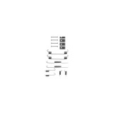 Set accesorii sabot de frana MAZDA 323 F IV BG ATE 03013791312