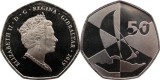 Gibraltar 2019 - 50 pence, Island Games, UNC
