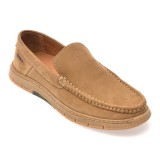 Mocasini GRYXX maro, M25Y16, din nabuc