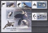 Angola 2019 - Orci, Serie cu Tapsuri + Colita, MNH