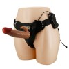 Strap-On Cu Vibratii Marion, Brun, 19 cm, Pretty Love