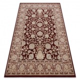 Covor L&acirc;nă JADE 45009/301 Cadru, flori clasic roșu / bej OSTA, 200x300 cm