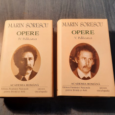 Marin Sorescu Opere vol. 4 si 5 Publicistica Academia romana