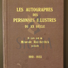 Les Autographes des Personnes Illustres du XX siecle