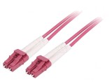 Patch Cord Fibră OM4 LC/UPC 0,5m LSZH, Logilink