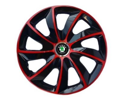 Set 4 capace roti Extra Stig Red R17 pentru gama auto Skoda foto