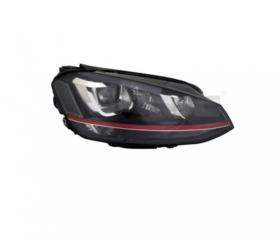 Far Volkswagen Golf Vii (5k), 10.2012-03.2017, model: GTI, montare fata, dreapta, bi-xenon; cu lumina de zi; D3S+H21W+H7+PW24W; electric; fara bec xe foto