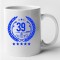 Cana alba personalizata &quot;39 ani de excelenta&quot;, INOVATIX&reg;. 330 ml