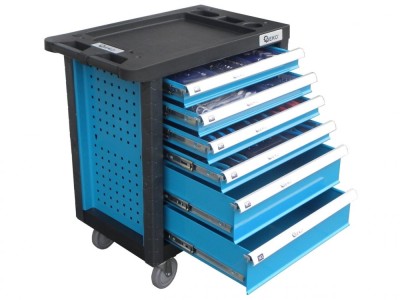 Dulap cu 245 scule pentru atelier + 6 sertare, Geko G10831 foto
