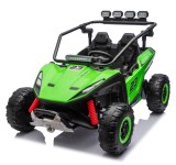 Cumpara ieftin UTV electric pentru 2 copii Kinderauto Vector Dune-Buggy 300W 24V, premium Verde