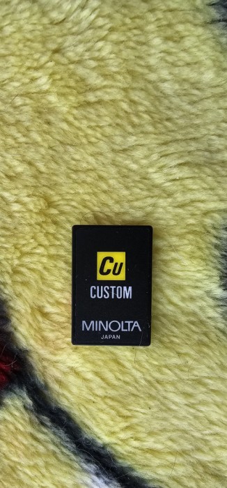 CARD MINOLTA CUSTOM MADE IN JAPAN .