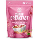 Mic Dejun cu Ovaz, Zmeura si Crema de Arahide fara Zahar Adaugat Ecologic/Bio 360g