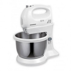 Mixer cu bol Heinner HMBR-300W 3.4l alb / inox foto