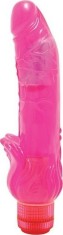 Vibrator H2O Viking, Multispeed, PVC, Roz, 23 cm foto