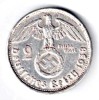Moneda Argint Germania 2 Reichs Mark 1938 B Hindemburg VF++