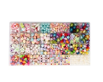 Set margele confectionare bratari, 41 elemente, MalPlay 109872 foto