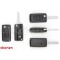 Carcasa Cheie Contact Pentru Citroen Berlingo / C2 / C3. 3 Butoane. Cu Cheie 155380 con31899