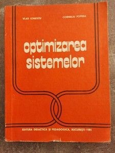 Optimizarea sistemelor- Vlad Ionescu, Corneliu Popeea foto