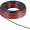 Rola cablu pentru boxe, 2 x 0.5 mm, lungime 10m, culoare rosu/negru AVX-T170921-2