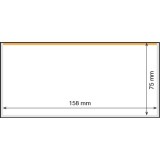 Posete transparente pentru bancnote 166 x 81 mm