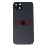 Capac baterie iPhone 15 PLUS BLACK (cu geam camere si clame)
