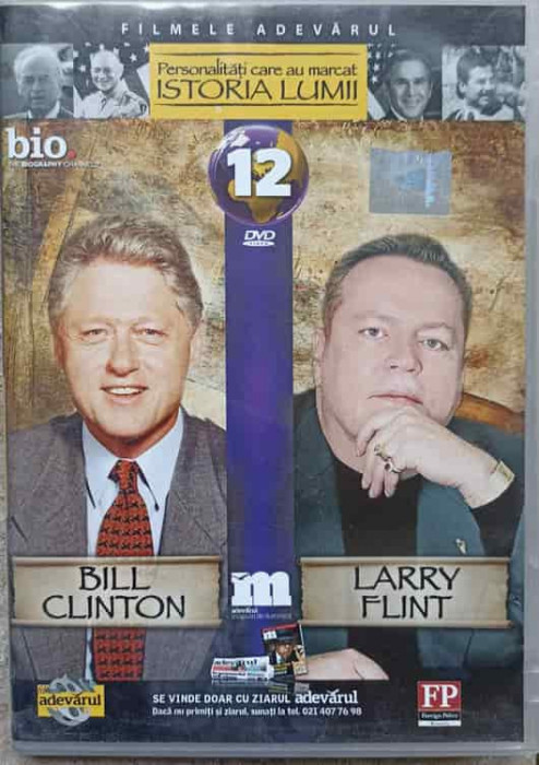 DVD FILM BILL CLINTON, LARRY FLINT-COLECTIV