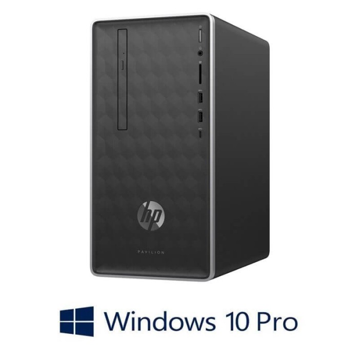 Calculator HP Pavilion 590-a0205nd, AMD A6-9225, 8GB DDR4, SSD, Win 10 Pro