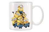 Cana alba ceramica personalizata Minions, INOVATIX&reg;. 330ml, Oem
