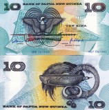 PAPUA NEW GUINEA 10 kina ND 1988 UNC!!!