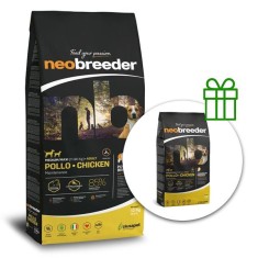 Alleva NEO BREEDER dog adult medium &amp;amp;amp; maxi chicken 12 kg + 2 kg GRATUIT foto