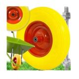Roata completa pentru roaba, carucior 390 x 91, ax 1 mm, janta 220 mm, Verke